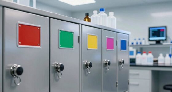top chemical storage cabinets