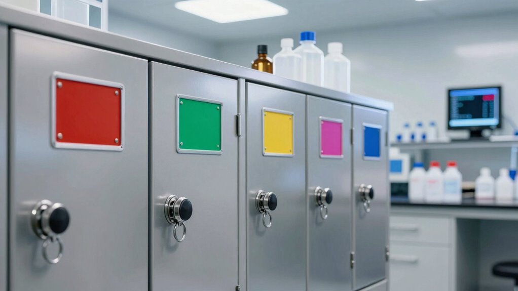 top chemical storage cabinets