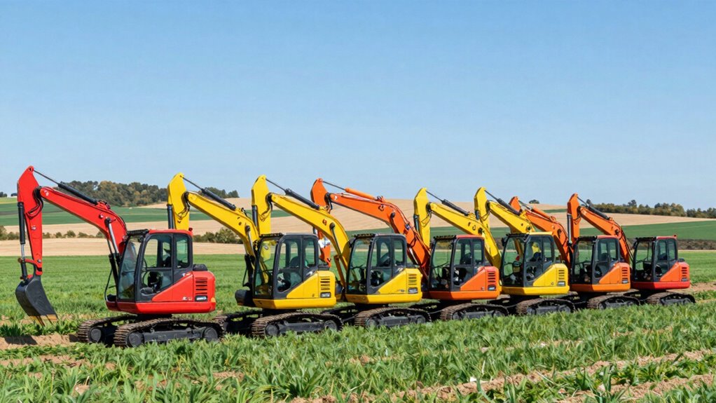 top compact farm excavators