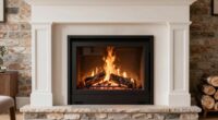 top fireplace wood stove inserts