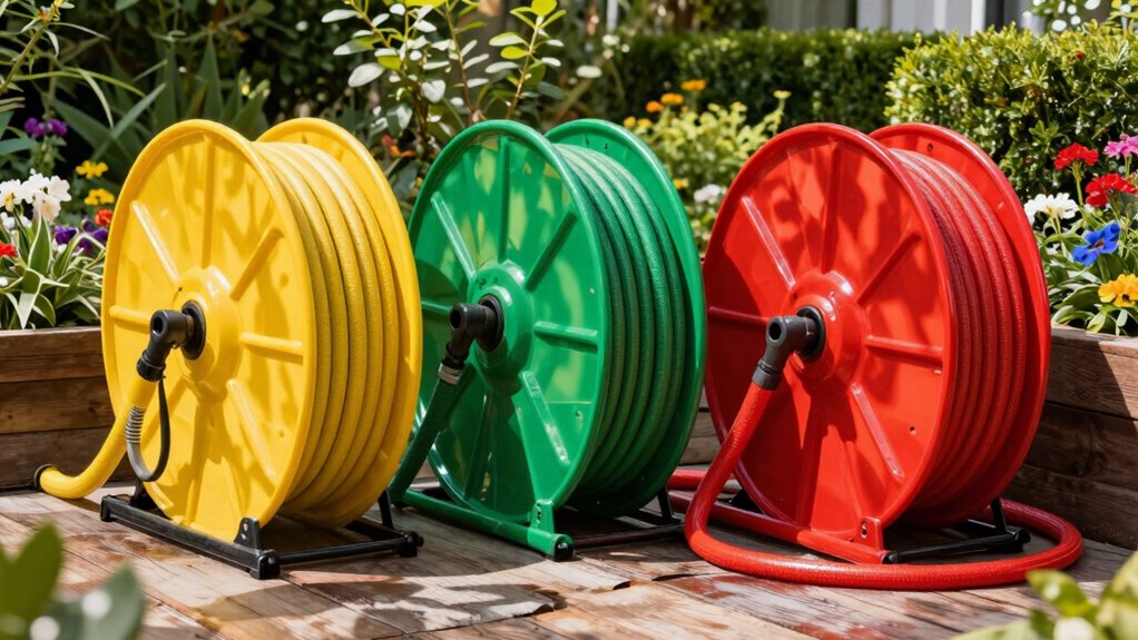 top heavy duty hose reels