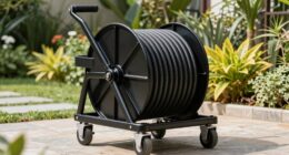 top large hose reel carts