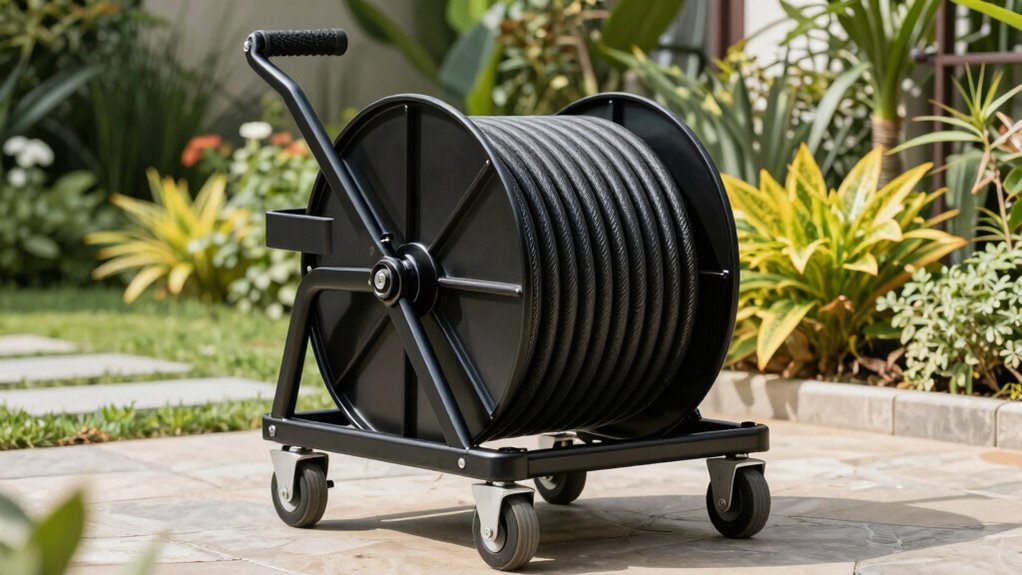top large hose reel carts