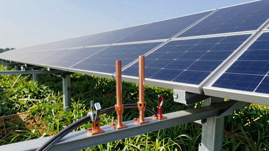 top solar grounding kits