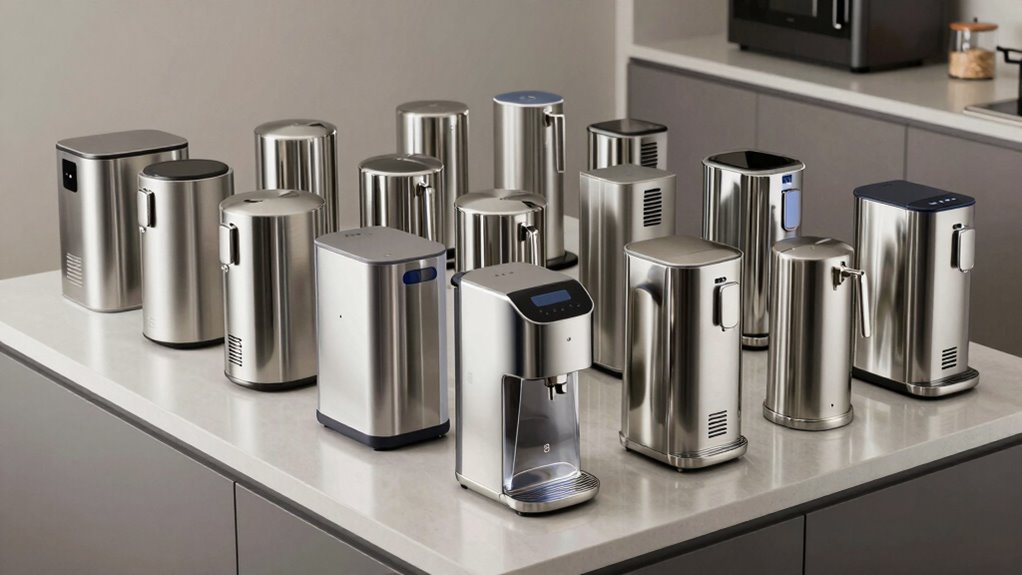 top stainless steel water distillers