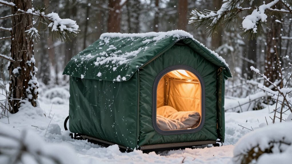 top winter heated dog houses