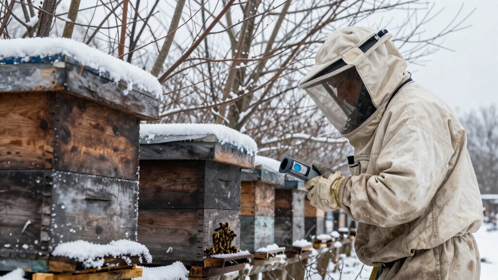 winter hive inspection tips