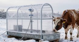 winter livestock waterer protection