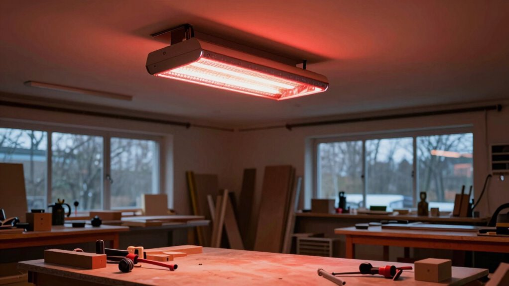 workshop infrared heater considerations