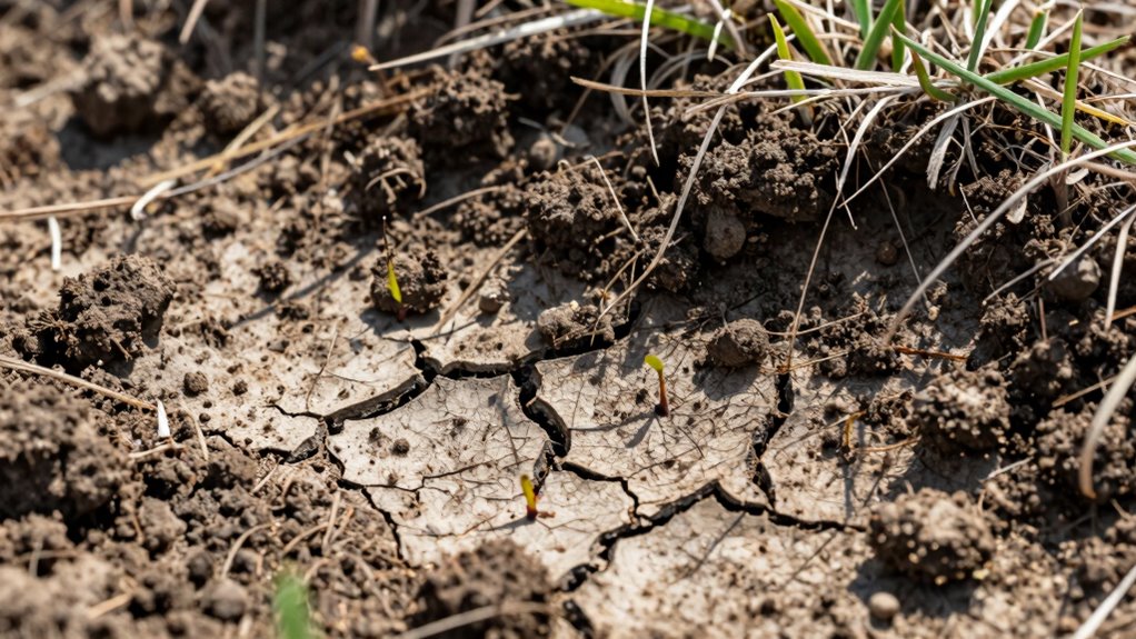 bare soil encourages weeds