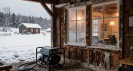 barn heating and power backup