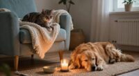 calm environment for pets
