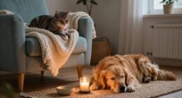 calm environment for pets
