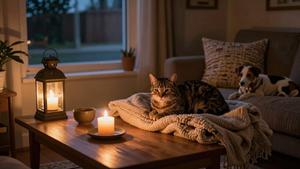 calm secure pet environment