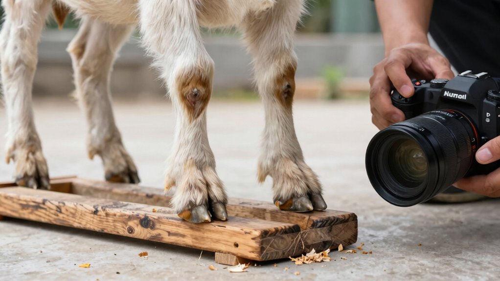 calm trained goats thrive