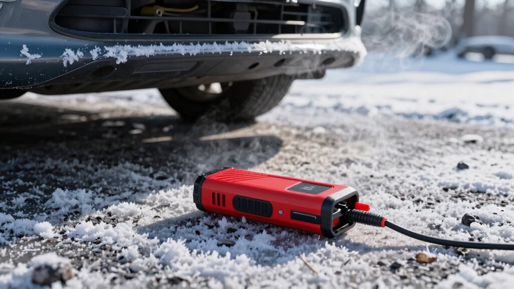 cold weather reduces jump starter performance