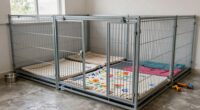 convert kennel into emergency area
