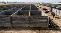 corral layout influences handling experience