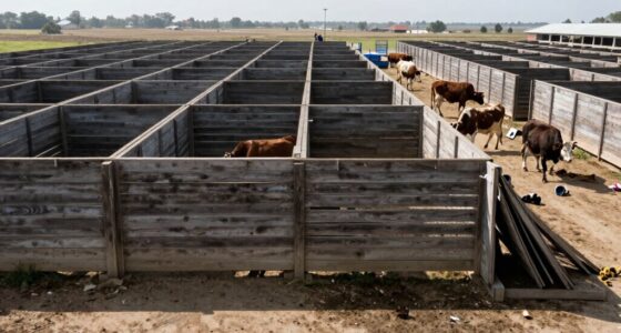 corral layout influences handling experience