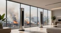 create a wildfire safe room