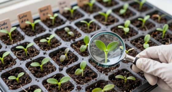 crop germination tracking method