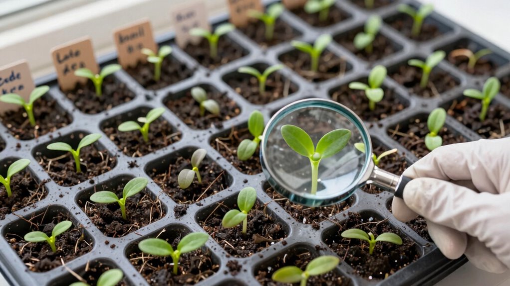 crop germination tracking method