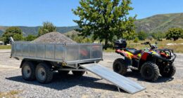 easy atv trailer loading