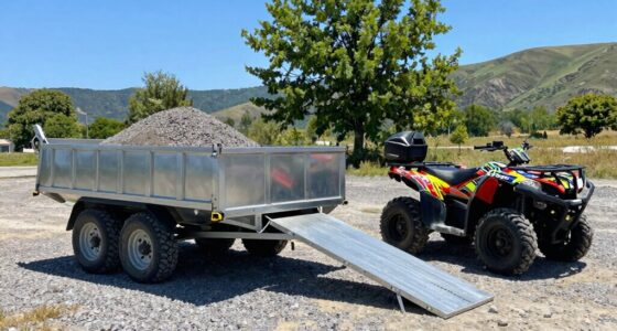 easy atv trailer loading