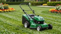 efficient mowing with pattern