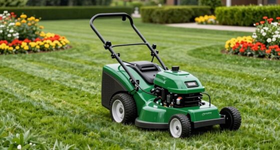 efficient mowing with pattern