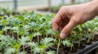 efficient seedling thinning method