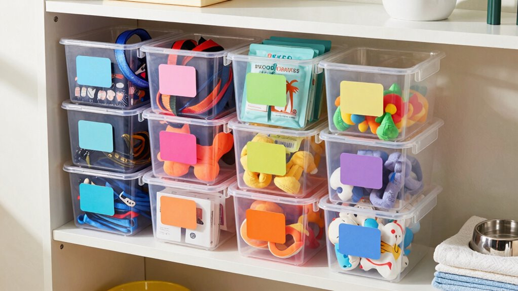 emergency pet supply labels