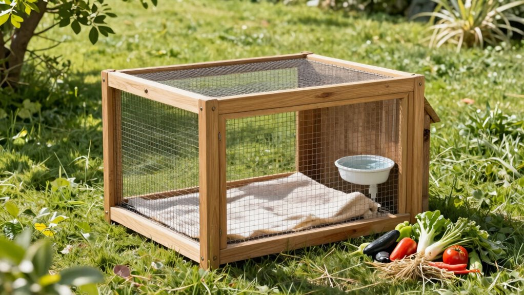 establishing a quarantine enclosure