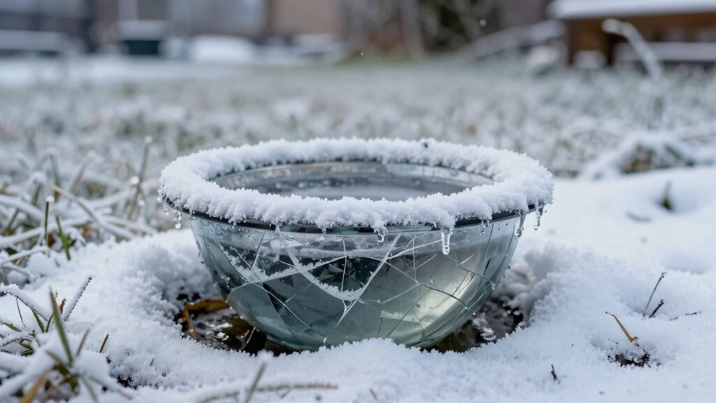 freezing water bowl dangers