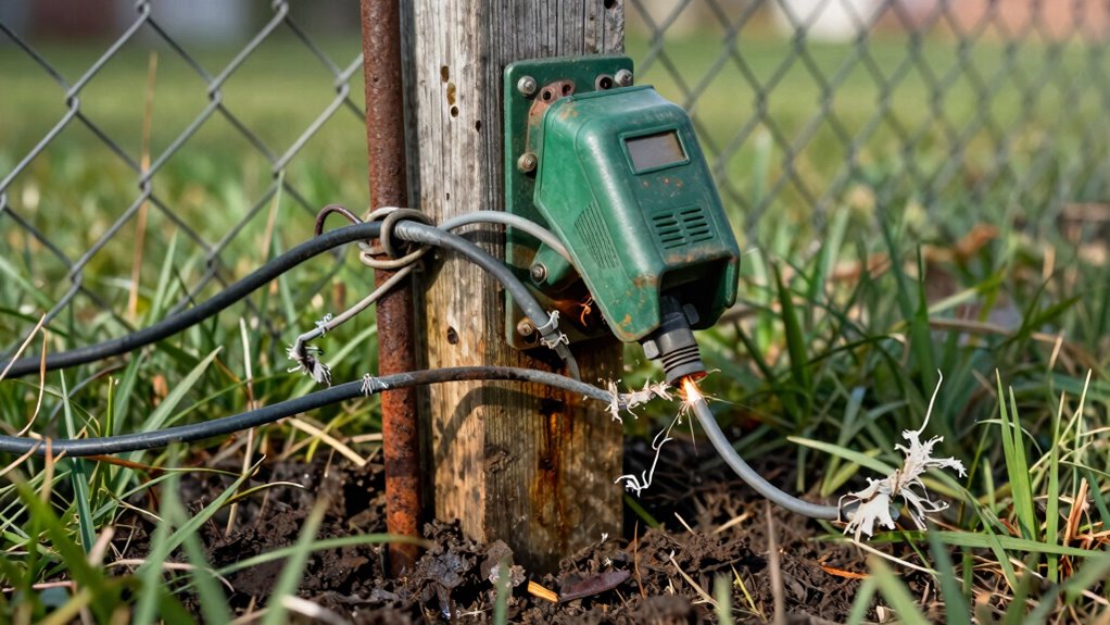 grounding issues cause fence problems