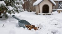 handling pet waste during winter
