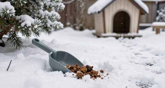 handling pet waste during winter