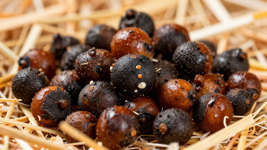 healthy consistent poultry droppings