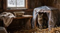 improper barn cat shelter