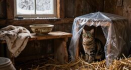 improper barn cat shelter