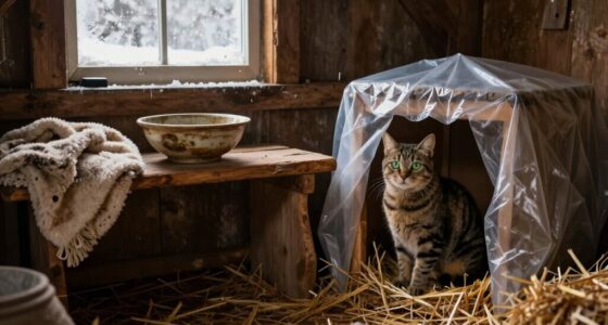 improper barn cat shelter