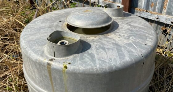 incorrect water storage practices