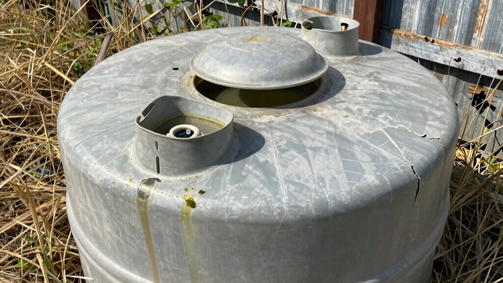 incorrect water storage practices