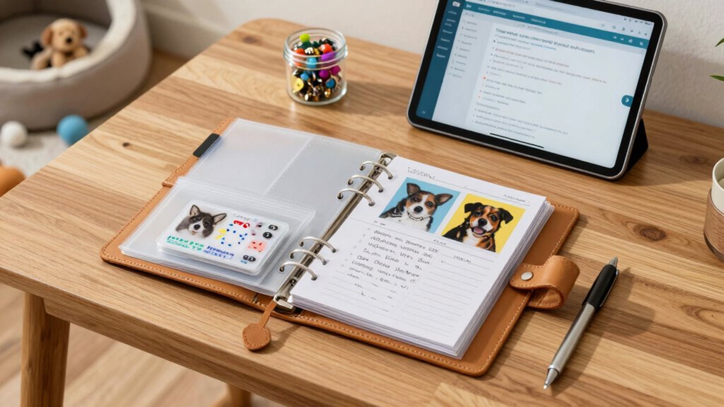 organize pet safety information