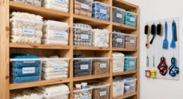 organized winter supply storage