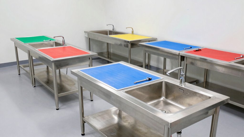 organized zones ensure cleanliness