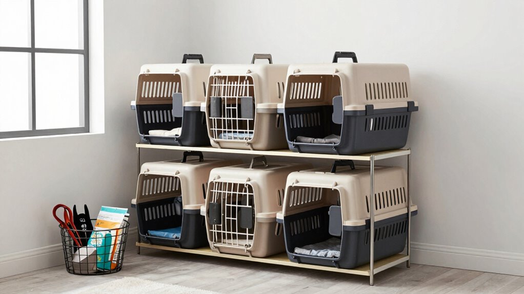 pet carrier organization routine