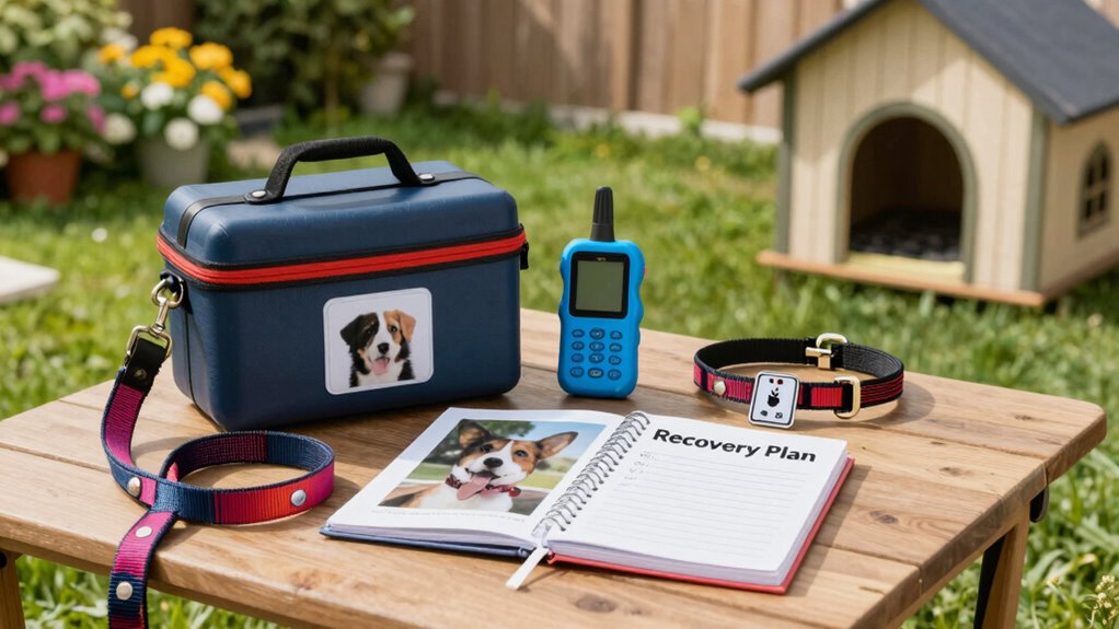 pet identification and recovery plan