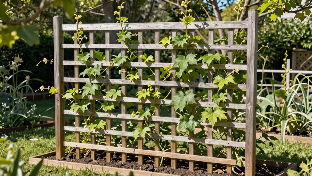plan trellis before growth