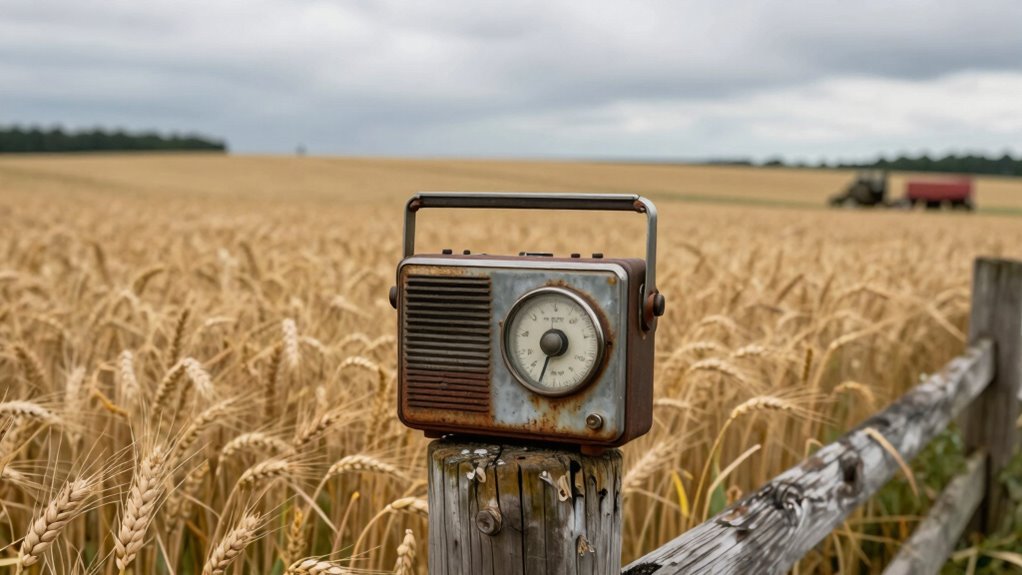 poor terrain affecting radio range